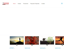 Tablet Screenshot of institutoiltonesteves.com.br